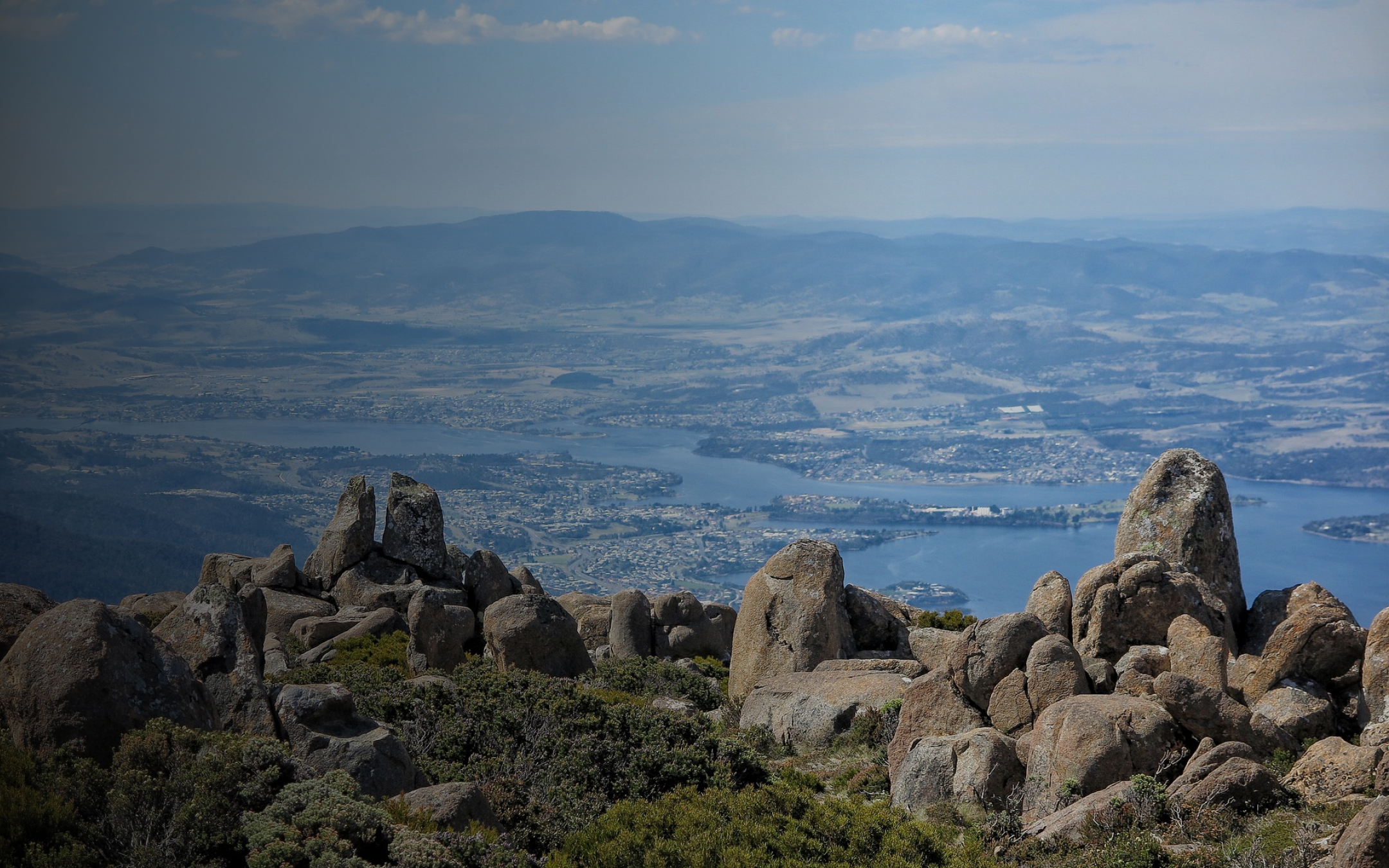 Skyline of Hobart